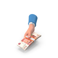 Russian 5000 Rubles Lot Giving Hand Money PNG & PSD Images
