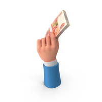 Russian 5000 Rubles Lots Holding Hand Money PNG & PSD Images