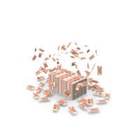 Russian 5000 Rubles Money Lots Bills Falling PNG & PSD Images