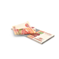Russian 5000 Rubles Money Lot Notes Bills PNG & PSD Images