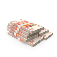 Russian 5000 Rubles Money Lots Note Bills PNG & PSD Images