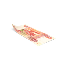 Russian 5000 Rubles Money Note Single Ground PNG & PSD Images