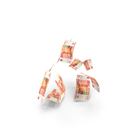 Russian 5000 Rubles Money Notes Falling Bill PNG & PSD Images
