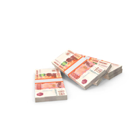Russian 5000 Rubles Money Notes Lots Ground PNG & PSD Images