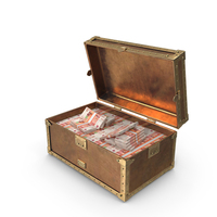 Russian 5000 Rubles Money Treasure Box PNG & PSD Images