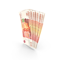 Russian 5000 Rubles Note Bill Money PNG & PSD Images