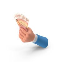 Russian 5000 Rubles Notes Holding Hand Money PNG & PSD Images