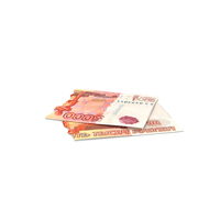 Split Two Top Russian 5000 Rubles Money Note PNG & PSD Images