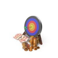 Target Win Russian 5000 Rubles Money Gold Coins PNG & PSD Images