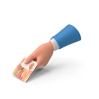 Two Russian 5000 Rubles Giving Hand PNG & PSD Images