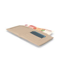 Wallet Cream Open Bill Russian 5000 Rubles Money PNG & PSD Images