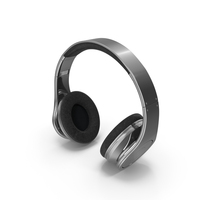 Silver Headphones PNG & PSD Images