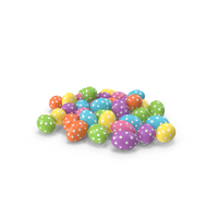 Сolorful Easter Eggs PNG & PSD Images