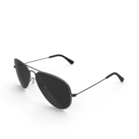 Aviator Sunglasses Black PNG & PSD Images