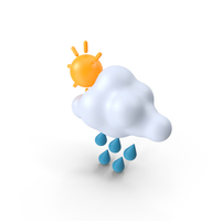 Rainy Weather Cartoon Correct PNG & PSD Images