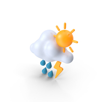 Rainy Weather Cartoon Correct PNG & PSD Images