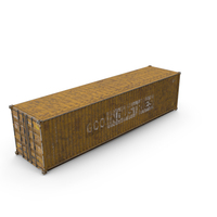 Cargo Containers Yellow PNG & PSD Images