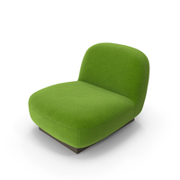Green Box Base Armchair PNG & PSD Images