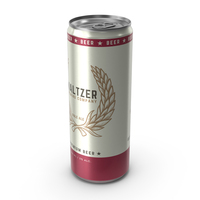 Open Slim Beer Can 250ml PNG & PSD Images