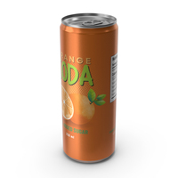 Slim Soda Can 250ml PNG & PSD Images