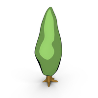 Cartoon Tree Flat Colors PNG & PSD Images