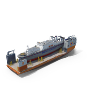 BOKA Vanguard Heavy Lift with Ship PNG & PSD Images