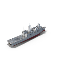 Amphibious Transport Dock Ship USS Portland LPD 27 PNG & PSD Images