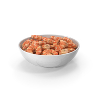 Bowl of Cooked Shrimps PNG & PSD Images