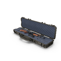 Disassembled AK 47 In Open Waterproof Hard Case PNG & PSD Images