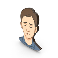 Deep Sadness Facial Expression PNG & PSD Images