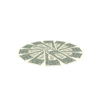 Circlular Arranged US 1 Dollar Back Few PNG & PSD Images