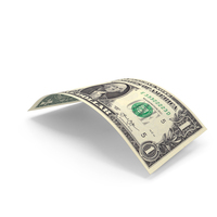 Falling Note US 1 Dollar Money PNG & PSD Images