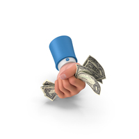 Fist US 1 Dollar Money Notes Bill Hand Hold PNG & PSD Images