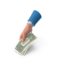 Giving US 1 Dollar Money Bill Hand Hold PNG & PSD Images