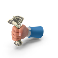 Giving US 1 Dollar Money Strength Hand Hold PNG & PSD Images