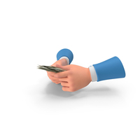 Hand Counting US 1 Dollar Bill PNG & PSD Images