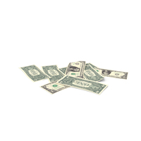 Pile US 1 Dollar Money Currency PNG & PSD Images