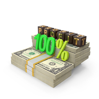 Profit 100 Percent US 1 Dollar Money Notes Currency PNG & PSD Images