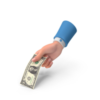 Right Hand Giving US 1 Dollar Note Money PNG & PSD Images