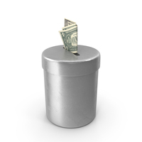 Save US 1 Dollar Money Notes Currency Box PNG & PSD Images