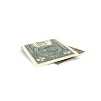 Single US 1 Dollar Fold Ground PNG & PSD Images