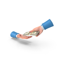 Taking Help Hand loan US 1 Dollar Money PNG & PSD Images
