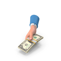 US 1 Dollar Lot Giving Hand Money PNG & PSD Images