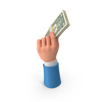 US 1 Dollar Lots Holding Hand Money PNG & PSD Images