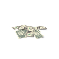US 1 Dollar Money Few Notes On Ground PNG & PSD Images