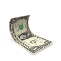 US 1 Dollar Money Fly Note PNG & PSD Images