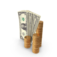 US 1 Dollar Money Note Bills Currency PNG & PSD Images