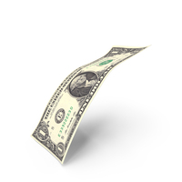 US 1 Dollar Money Note Single Fall PNG & PSD Images
