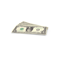 US 1 Dollar Money Notes Currency Spread Ground PNG & PSD Images