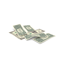 US 1 Dollar Money Six Notes Ground PNG & PSD Images